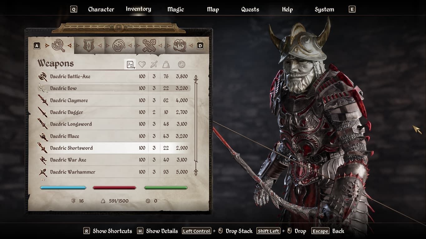 Bows (Image via Sportskeeda || Bethesda Softworks)